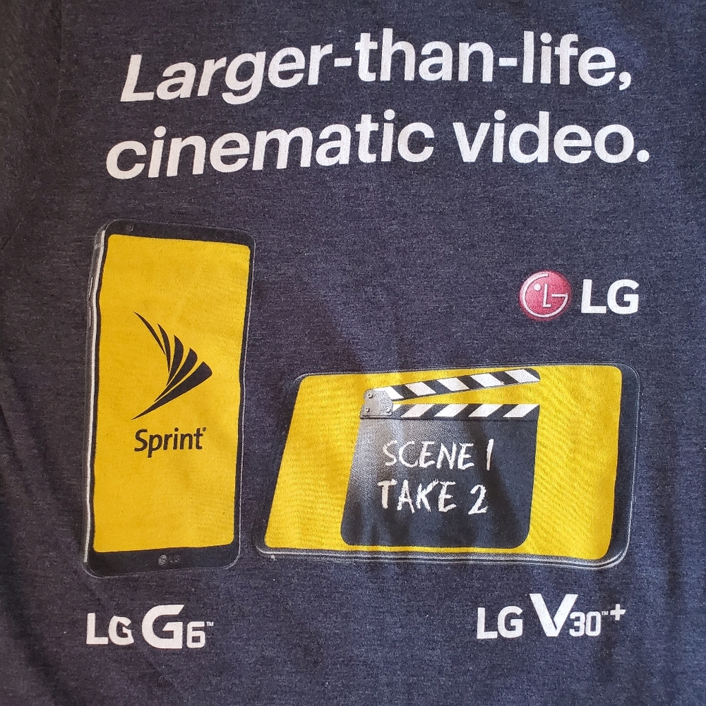 Promo tee for Sprint & LG mobile service•sz.Sm EUC - Picture 4 of 12